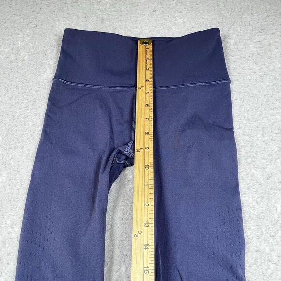 Lululemon Leggings Womens Size 6 Dazed Reveal Vortex Mesh Fabric Yoga Athleisure - Picture 6 of 11